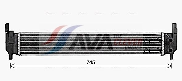 Радіатор охолодження, додатковий AVA VN2420 ціна, від 70.63 USD